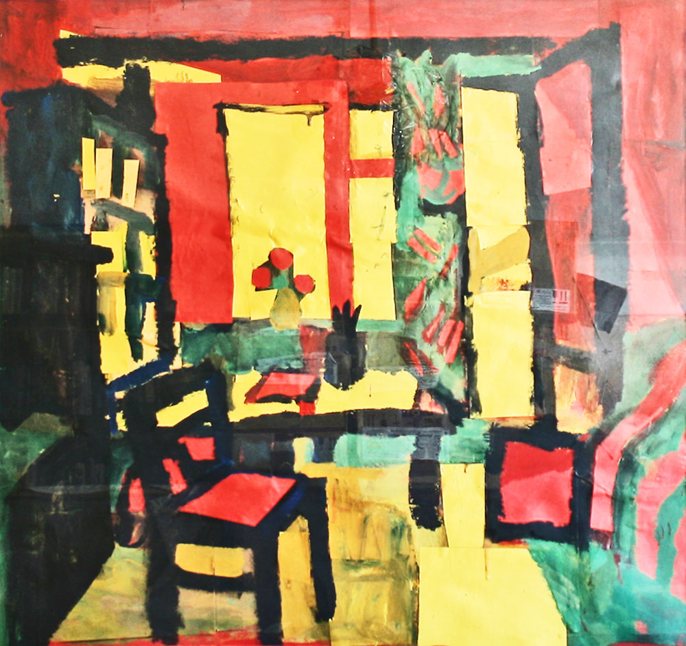 «Кімната художника». 2012. Папір, колаж